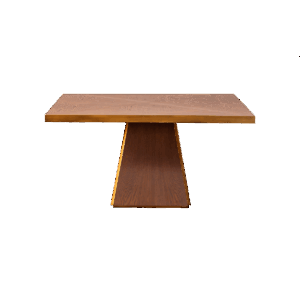 Table, custom-made design with marquetry and brass details